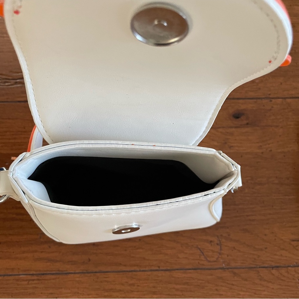Hoodies for Hero’s White and Orange Smiley Face Mini Crossbody Bag - Picture 8 of 14